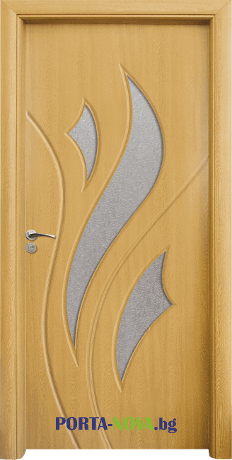 Интериорна врата Стандарт модел 033, цвят Светъл дъб