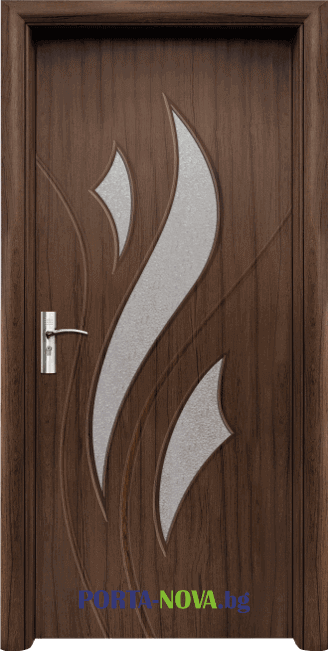Интериорна врата Стандарт модел 033, цвят Орех
