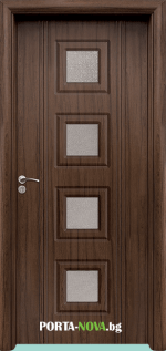 Интериорна врата Стандарт 021, цвят Орех
