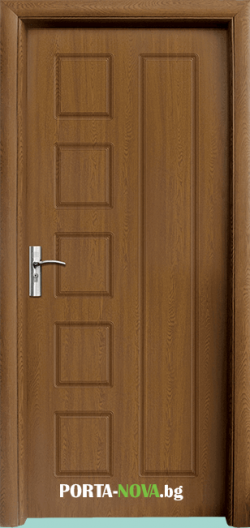 Интериорна врата Стандарт 048-P, цвят Златен дъб