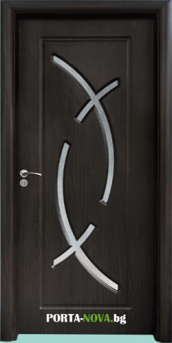 Интериорна врата Стандарт 056, цвят Венге