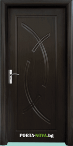 Интериорна врата Стандарт 056-P, цвят Венге