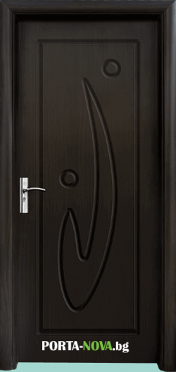 Интериорна врата Стандарт 070-P, цвят Венге