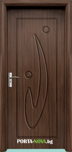 Интериорна врата Стандарт 070-P, цвят Орех