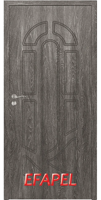 Интериорна врата Efapel модел 4512p, цвят Сив ясен