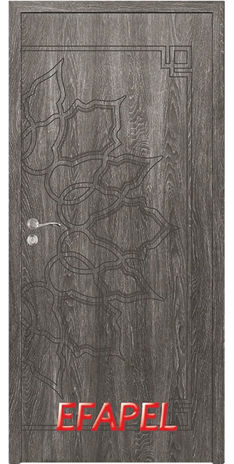 Интериорна врата Efapel модел 4539p, цвят Сив ясен