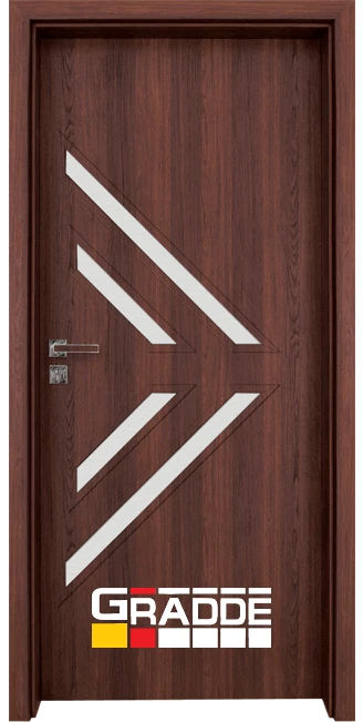 Интериорна врата Gradde, модел Paragon-Glas, цвят Шведски Дъб