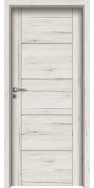 Интериорна врата Invado Aristo модел 1, цвят Snowy Oak