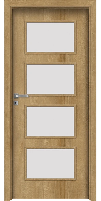 Интериорна врата Invado Merano модел 5, цвят European Oak