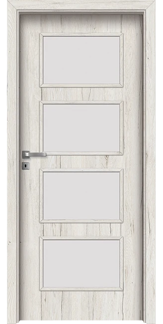 Интериорна врата Invado Merano модел 5, цвят Snowy Oak