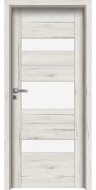 Интериорна врата Invado Pasaro модел 4, цвят Snowy Oak