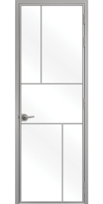 Стъклена Интериорна Врата Lusso L 10 Сив Мат