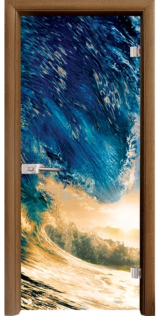 Стъклена Врата Standart Print G 13-19 Златен Дъб
